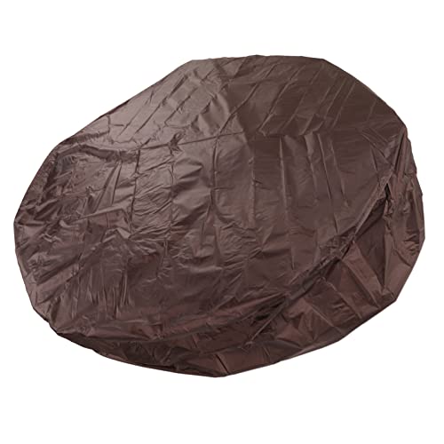 Cocoarm Runde -Abdeckung, 190 Silber Polyester -TAFT - -Wählerabdeckung Wasserdcover Outdoor -Möbelabdeckung Runde Badewanne mit Aufbewahrungsbeutel für Außenbannen und Heißen Quellen (Brown) von Cocoarm