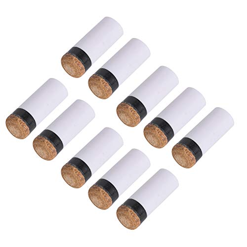 Cocoarm Snooker Pool Tipp Ersatzwerkzeug 10pcs Billard Cue Tipps Set Premium Plastic & Leder DIY Reparaturkit mit Weichen Spitzen für eine Verbesserte Genauigkeit (12 mm) von Cocoarm