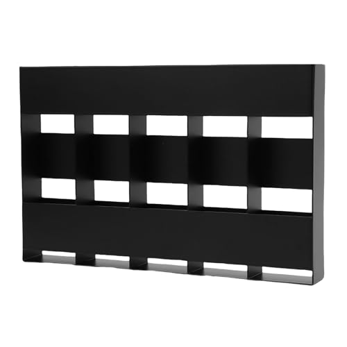 Cocoarm Strohhalter, Eisen 5-Kompartiment Strohorganisator mit Beschreibbaren Etiketten, Ideal für Küchenschränke, Zähler und Kühlschränke, Maßnahmen 10.0x1.2x6.5in von Cocoarm