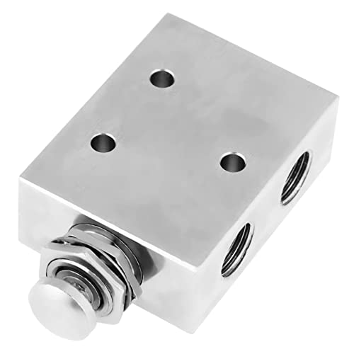 Cocoarm TAC2-41P-Toggle-Ventil 2 Position 3 Wege Luftpneumatikventil Mini Größe 2,16 X 1,26 Zoll CNC Bearbeitete Metall mit Versiegelungsring für Hohen Sicherheitsfaktor ohne Funke Cocoarm TAC2-41P-Toggle-Ventil 2 Position 3 Wege Luftpneumatikventil Mini Größe 2,16 X 1,26 Zoll CNC Bearbeitete Metall mit Versiegelungsring für Hohen Sicherheitsfaktor ohne Funke von Cocoarm