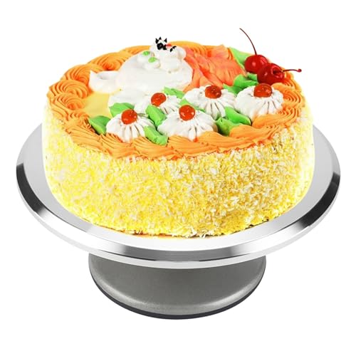 Cocoarm Tortenplatte Drehbar Edelstahl Tortenplatte Drehbar Silikonmatte Rund 12-Zoll-Kuchendrehtellerständer, Aluminium-Kuchendrehteller, Drehbarer Dekorationsständer Für Restaurant Cocoarm Tortenplatte Drehbar Edelstahl Tortenplatte Drehbar Silikonmatte Rund 12-Zoll-Kuchendrehtellerständer, Aluminium-Kuchendrehteller, Drehbarer Dekorationsständer Für Restaurant von Cocoarm