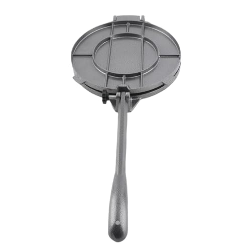 Cocoarm Tortilla Presse, Aluminiumlegierung, Manuelles Teig Presswerkzeug für Tortillas Pizza -Kuchen und Pastetchen in der Heimat Küche (20 cm schwarz) von Cocoarm
