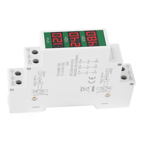 Cocoarm Tovme 3D Digital DIN Rail Voltmeter 3 -Wege LCD -Anzeige DC 11 310 V mit Schaltausgang Zur Einfachen Installation Genauige Messung Cocoarm Tovme 3D Digital DIN Rail Voltmeter 3 -Wege LCD -Anzeige DC 11 310 V mit Schaltausgang Zur Einfachen Installation Genauige Messung von Cocoarm