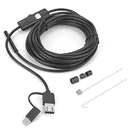 Cocoarm USB-Endoskop-Inspektionskamera, 5,5 Mm 6 LED 5 M Kabel IP67 Wasserdichte HD 2,0 MP Einstellbares Licht Cocoarm USB-Endoskop-Inspektionskamera, 5,5 Mm 6 LED 5 M Kabel IP67 Wasserdichte HD 2,0 MP Einstellbares Licht von Cocoarm