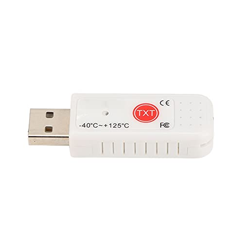 Cocoarm USB-Temperatursensor USB-Computerthermometer Dual Innen- und Außentemperaturmonitor mit Hyperbel-Display Datenlogger Alarm für PC Raum Lagerhaus Gewächshaus Cocoarm USB-Temperatursensor USB-Computerthermometer Dual Innen- und Außentemperaturmonitor mit Hyperbel-Display Datenlogger Alarm für PC Raum Lagerhaus Gewächshaus von Cocoarm
