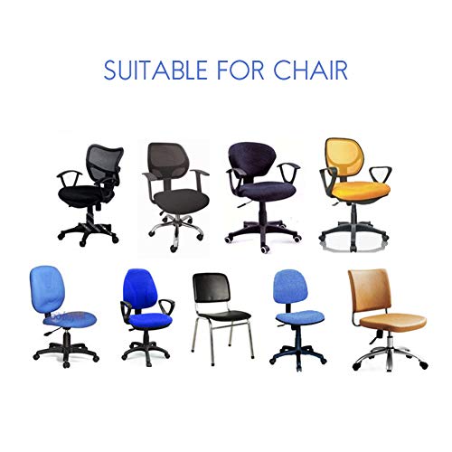 Cocoarm Universal Computer Universal Office Stuhl Cover - Gestrecktes und Langlebiges Design - Geeignetes Hinteres Abdeckstuhlkissen für Zuhause, Hochzeitsgröße: 38-52 Cm Schwarz/Blau (BLUE) von Cocoarm