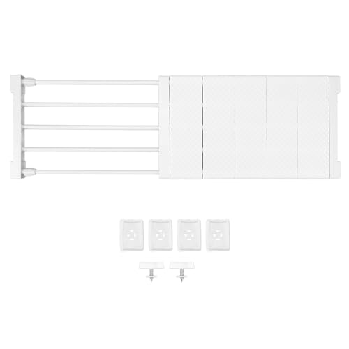 Cocoarm Verstellbare Regale für Schrank, Erweiterbares Einlegeböden Verstellbares Spannregal, Teleskop Regaltrenner 24 cm breites Lagerregal für Kleiderschrank, Badezimmer, (50–80 Cocoarm Verstellbare Regale für Schrank, Erweiterbares Einlegeböden Verstellbares Spannregal, Teleskop Regaltrenner 24 cm breites Lagerregal für Kleiderschrank, Badezimmer, (50–80 von Cocoarm