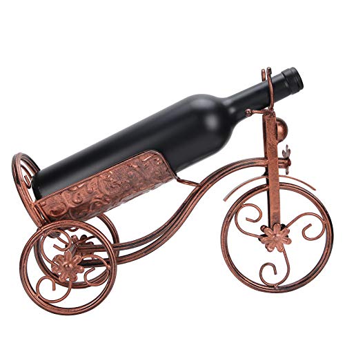 Cocoarm Weinflaschenhalter Weinflaschenhalter Metall Weinflaschenhalter Fahrrad Weinregal Aus Eisen, Dreirad Modelldesign, Stabile Struktur, Weinflaschenhalter,Ständer,Handwerk Für Wohnzimmer von Cocoarm