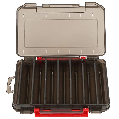 Doppelseitige Angelbox, Tacklebox Köderbox Doppelschicht Angelbox Wasserdicht Angelzubehör Boxen Köderboxen Angeln Lure Box für Fischköder & Haken von Cocoarm