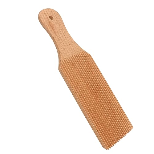 Gnocchi Brett, Nudelbrett für Gnocchi Holz Gnocchi Abstreifer Pasta Stripper Cuttermesser Pasta Brett für Authentischer Hausgemachter Nudeln und Butter Ohne Kleben Pin Küche Werkze von Cocoarm