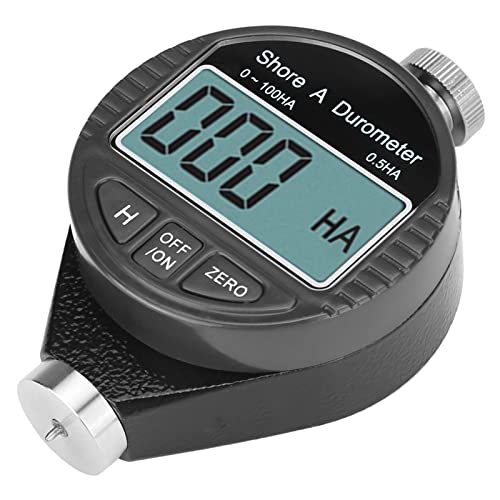 Härteprüfgerät Digital, 100HD Digitales Durometer Shore D Härtetester Härtemesser Shore Messgerät LCD-Display Gummihärteprüfer für Gummi Reifen und Kunststoff von Cocoarm