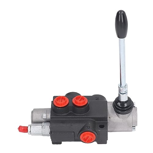 Hydraulisches Durchflussregelventil-Set, 1 Spule, Doppeltwirkend, Hydraulisches Wegeventil mit Verstellbarem Entlastungshebel, Steuergriff, Hydraulisches Schieberventil Hydraulisches Durchflussregelventil-Set, 1 Spule, Doppeltwirkend, Hydraulisches Wegeventil mit Verstellbarem Entlastungshebel, Steuergriff, Hydraulisches Schieberventil von Cocoarm