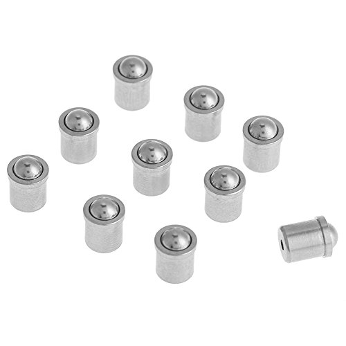 Kugelrollen 10 Stück 304 Edelstahl Push Fit Kugelfederstößel 5 Mm * 6 Mm Körper, Für Mechanische Geräte Kugelrollen 10 Stück 304 Edelstahl Push Fit Kugelfederstößel 5 Mm * 6 Mm Körper, Für Mechanische Geräte von Cocoarm