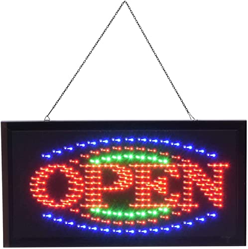 LED Display Schild Leuchtschild OPEN, Werbeschild Leuchtreklame Leuchtschild von Cocoarm