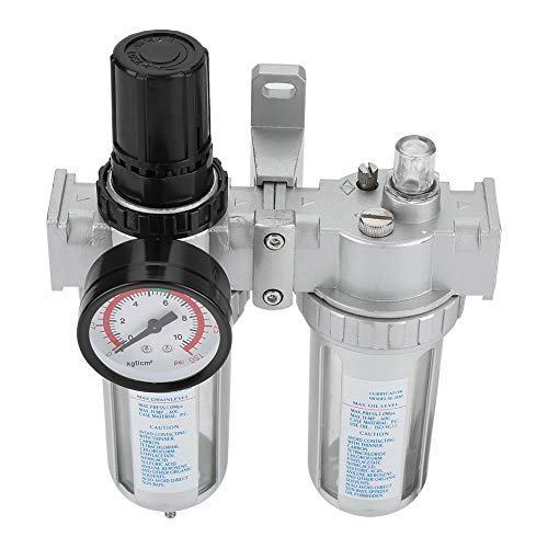 Luftkompressor-Filterregler-Schmierset, Feuchtigkeitsfilter Zur Vermeidung von Schäden, Feuchtigkeitsfalle, Öl-Wasserfilter-Druckregler-Schmierwerkzeug Luftkompressor-Filterregler-Schmierset, Feuchtigkeitsfilter Zur Vermeidung von Schäden, Feuchtigkeitsfalle, Öl-Wasserfilter-Druckregler-Schmierwerkzeug von Cocoarm