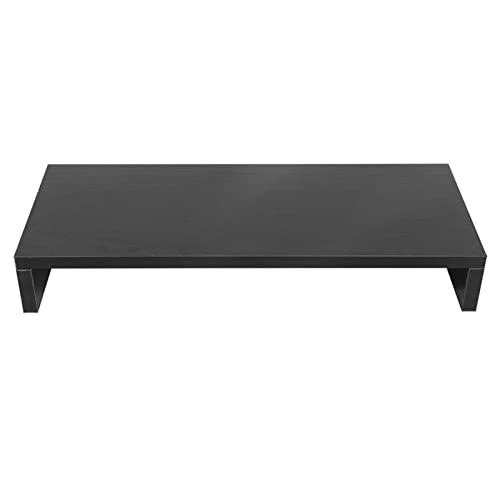 Monitorerhöhung Monitorständer, Holz-Monitor-Riser, Desktop-Organizer, Led-Lcd-Computer-Monitor-Riser, Universal-Pc, Notebook, Tv-Riser, Halterung, Organizer-Rack, 50 X 20 X 7,7 Cm (Black) von Cocoarm