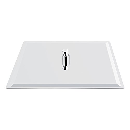 Regendusche Duschkopf 40x40 cm Quadratische Einbauduschkopf Kopfbrause Regenbrause Regenduschkopf Edelstahl Regendusche Badezimmersprühgerät (40CMX40CM) von Cocoarm