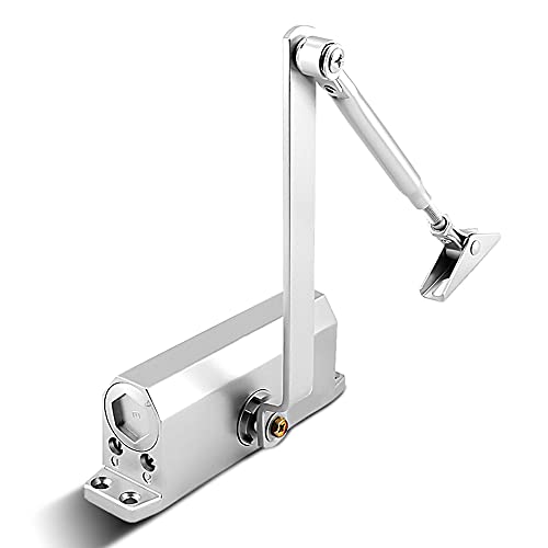 Türschließer für Feuertüren, Türschließer, hydraulischer Puffer-Türschließer, strapazierfähig, verstellbar, mit automatischem Arm für Zuhause oder gewerbliche Nutzung (45–65 kg) von Cocoarm