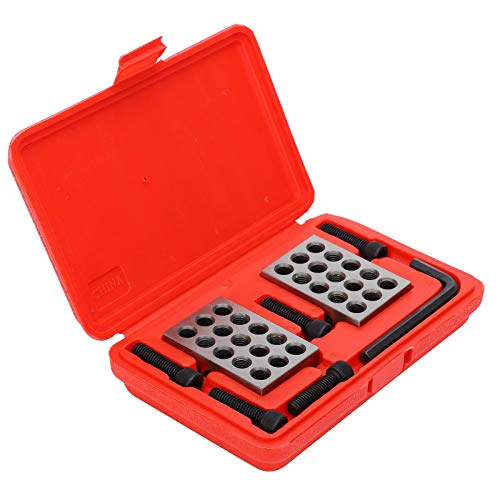 Ultra Accuracy 1-2-3 Block Matched Super Exactness 23 Löcher, mit Schraubenschlüsselbox, 0,0001 Zoll Genauigkeit, für Einrichtungs- und Layoutarbeiten von Cocoarm