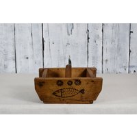 Antike Mörser Und Stößel Vintage Holzschale Rustikale Kräutermühle Küchenutensil von Cocobaroco