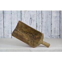 Antike Schaufel Handgeschnitzte Holzschaufel Holzlöffel Für Bauernhaus Küche Dekor von Cocobaroco