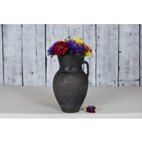 Antiker Tontopf/Vintage Tongefäß Tonschale Milchkännchen Tonvase Rustikale Vase Keramikblumenvase Dekorative Wohndeko von Cocobaroco