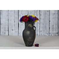 Antiker Tontopf/Vintage Tongefäß Tonschale Milchkännchen Tonvase Rustikale Vase Keramikblumenvase Dekorative Wohndeko von Cocobaroco