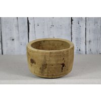 Vintage Holzschale/Obstschale Aus Holz Rustikale Küchendekor von Cocobaroco