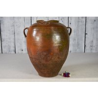 Rustikale Keramikschüssel/Keramikkrug Vintage Antiker Tontopf Hausdeko von Cocobaroco