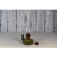 Antike Öllampe/Kerosinlampe Vintage Alte Hängelampe Tischkerosenlampe Landkultur von CocobarocoShop