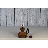Antike Öllampe/Kerosinlampe Vintage Alte Hängelampe Tischkerosenlampe Landkultur von CocobarocoShop