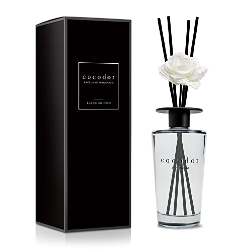 COCODOR Schwarze Edition Diffusor/April Brise/500ml/Raumduft, Duftöldiffusoren, Duftstäbchen, Wohnaccessoires & Deko, Aromatherapie von Cocod'or