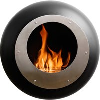 Cocoon Fires Vellum Ethanolkamin: Carbonstahl, schwarz von Cocoon Fires