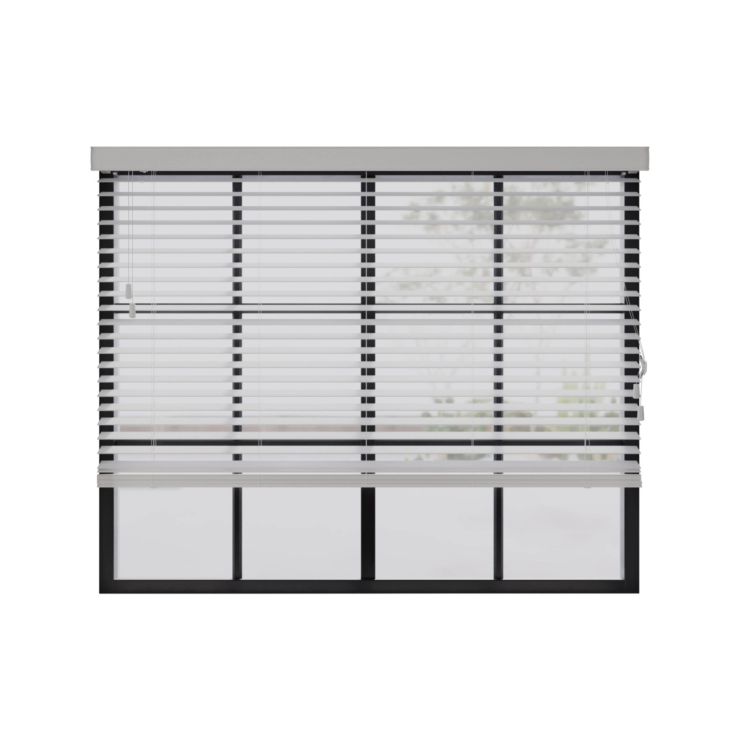 Cocoon Home Concepts Holz Jalousien 110 x 240  50mm Lamellen  Weiß von Cocoon Home Concepts