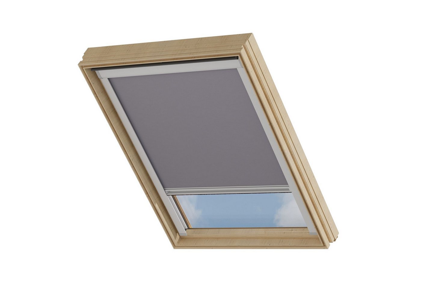 Dachfensterrollo FK06 Velux Passend, Verdunkelnd, Grau, Cocoon Home, verschraubt von Cocoon Home