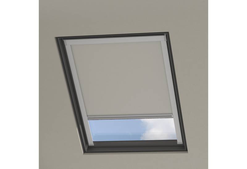 Dachfensterrollo PK10 Velux Passend, Verdunkelnd, Beige, Cocoon Home, verschraubt von Cocoon Home