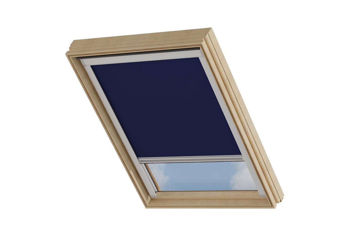 Dachfensterrollo UK08 Velux Passend, Verdunkelnd, Dunkelblau, Cocoon Home, verschraubt von Cocoon Home