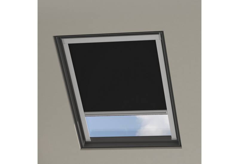 Dachfensterrollo UK10 Velux Passend, Verdunkelnd, Schwarz, Cocoon Home, verschraubt von Cocoon Home