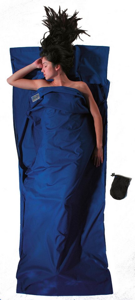Cocoon Hüttenschlafsack COCOON TravelSheet Baumwolle - Leicht-Reiseschlafsack ultramarine blue von Cocoon