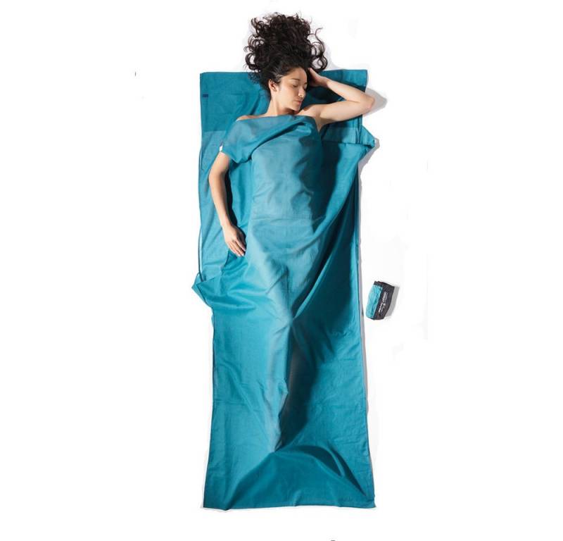 Cocoon Hüttenschlafsack COCOON TravelSheet Insect Shield Ägyptische Baumwolle laguna blue von Cocoon
