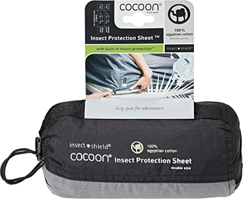 Cocoon Insect Shield Protection Sheet Maße: 200 x 100 cm Farbe: Elephant Grey von Cocoon