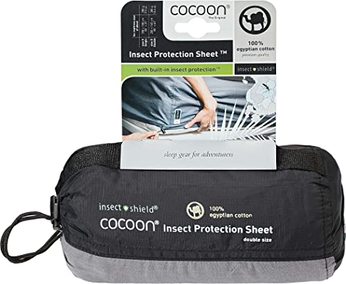 Cocoon Insect Shield Protection Sheets, Single, Elephant Grey von Cocoon