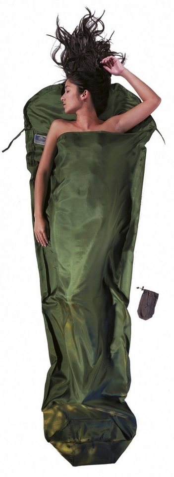 Cocoon Schlafsackinlett Cocoon MummyLiner Seide Hüttenschlafsack (Wärmeleistung +5,3°C / Ma von Cocoon