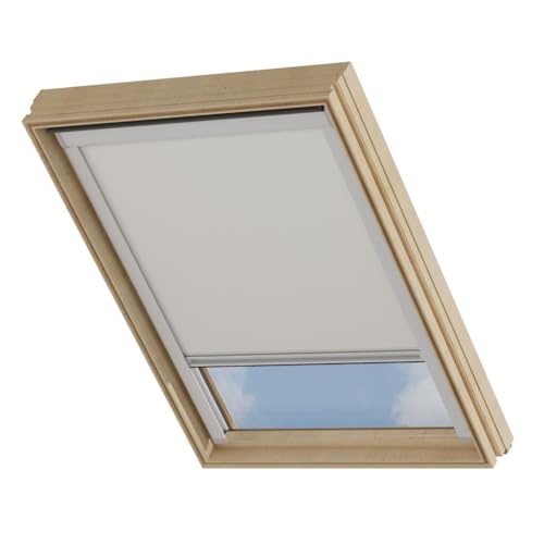 Cocoon Verdunklungsrollo C04 - Thermo Rollo Verdunkelung - Dachfenster Verdunkelung - Beige von Cocoon