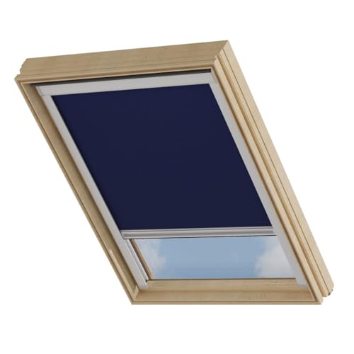 Cocoon Verdunklungsrollo M06 - Thermo Rollo Verdunkelung - Dachfenster Verdunkelung - Dunkelblau von Cocoon