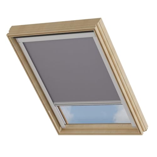 Cocoon Verdunklungsrollo MK04 - Thermo Rollo Verdunkelung - Dachfenster Verdunkelung - Grau von Cocoon