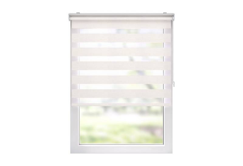 Doppelrollo 60x150, Lichtdurchlässig, Leinen, Cocoon Home, Klemmfix oder Bohren, Feuchtigkeitsbeständig von Cocoon Home