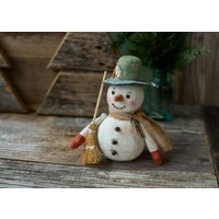Schneemann/Weihnachtsdekoration Textilspielzeug von CocoonHMS