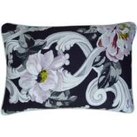 Designer Guild Schwarz & Weiß Blumenkissen von CocosNest