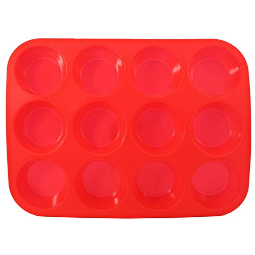 Cocosity Cupcake Pan, 12 Tassen DIY Muffin Cupcake Backform, Antihaft Haltbar für DIY Backen Bäckerei Restaurant Home von Cocosity